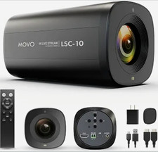 Movo LSC-10 4K Webcam with 10x Optical Zoom – ToF Autofocus, 5MP CMOS Sensor picture