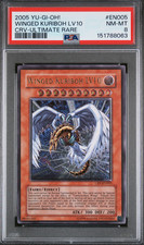 2005 Yu-Gi-Oh CRV-EN005 Winged Kuriboh LV10 EURO (UTR) Ultimate Rare PSA 8 picture