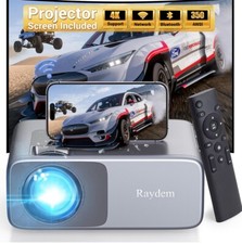 4K HD Projector 1080P WiFi Bluetooth Movie Video Theater & Screen Holiday Gift picture