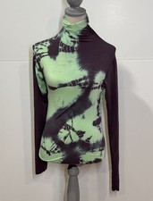 Love Tanjane Turtle Neck Multi Color Hand Dyed Size S picture