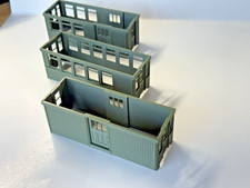 On30 Shorty *3* Cars -1 Coach, 1 Combine and 1 Baggage *Car Kit Improved Design* picture
