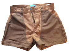 PATAGONIA Road to Regenerative Original Stand Up Shorts - Earthworm Brown - Sz 4 picture
