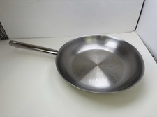 Tramontina INOX 18/10 30cm Stainless Steel Skillet Frying Or Saute Pan Brazil picture