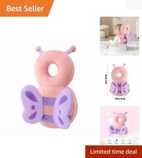 Adjustable Toddler Head Protection Backpack in Pink - Safe & Stylish Cushioning picture