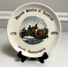 Vintage 1976 Conrad Crafters Bicentennial Washington Crossing Delaware Plate picture