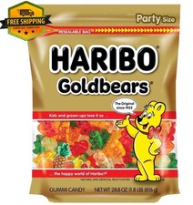 HARIBO Goldbears Original Fruit Gummy Candy, 28.8 oz Bulk Party-Size Bag picture