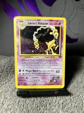 Gym Challenge Sabrina's Alakazam Holo Rare Pokemon 16/132 - HP picture