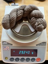 Qiviut 100% Musk Ox Handspun Yarn   Approx. 115 yards.  Approx. 1 oz skein picture
