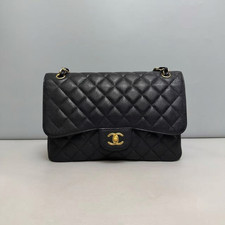 CHANEL Jumbo Classic Double Flap cf Black Caviar Leather Gold Hardware picture