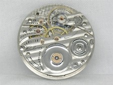 SCARCE 16S HAMPDEN RAILWAY 19 JEWEL RAILROAD GRADE POCKET WATCH, RUNNING picture