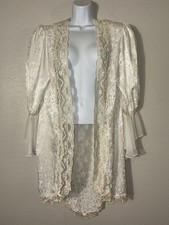 VTG 90’s Jonquil By Diane Simandi Edwardian Beaded Lace Sleepwear Bridal NWT picture