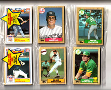 1987 Topps Factory Sealed Rack Packs McGwire,Canseco,Schmidt,Murphy On Top picture