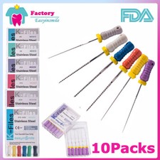 60pc Dental Endo Root Canal File K-files 25mm Stainless Steel Hand Files #6#8#10 picture