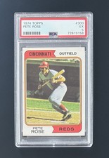 1974 TOPPS PETE ROSE PSA GRADED picture