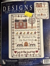 JOY IN THE JOURNEY Sampler Janlynn Needlecraft Cross Stitch Kit NEW 8x10 picture
