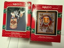 Lot of 2 Enesco Ornments - 