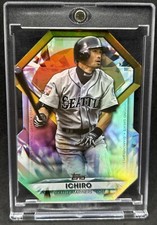 Ichiro Suzuki RARE REFRACTOR INVESTMENT CARD  TOPPS  HALL OF FAME MVP MINT picture