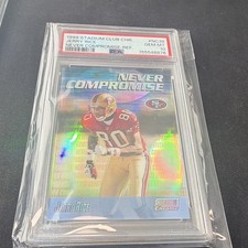 1999 Topps Stadium Club Chrome - Never Compromise Jerry Rice #NC39 Refractor picture