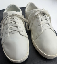 OluKai Pehuea Li Ili White Leather Sneakers Womens Size 9.5 Casual Shoes 20433 picture