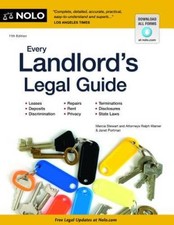Every Landlord's Legal Guide - Paperback By Stewart, Marcia - VERY GOOD picture