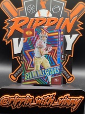 Christian McCaffrey 2024 Illusions Shining Stars SF 49ers /99 Red Color Match picture
