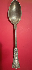 Vintage Hefra/Warsaw/Poland 800 Silver Teaspoon Ornate Floral Hallmark  picture
