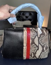 PRADA NWT - Rare Exotic Genuine Croc, Python, Leather Runway Handbag picture