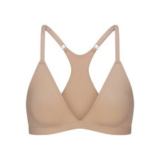 Skims Fits Everybody Racerback Plunge Bralette - Clay- NWT - XS picture