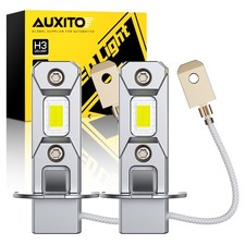 2/4PCS H3 LED Fog Light Bulbs Conversion Kit 6500K White For Halogen Replacement picture