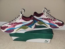 Puma RS-X3 Puzzle walking shoes mens 7.5 womens 9 unique Cabernet White new picture