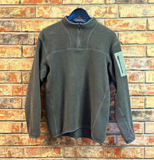 Vintage Arc’teryx Polartec Fleece 1/4 Zip Made in Canada Brown Mens M picture
