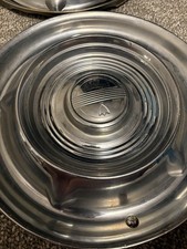 1958 Oldsmobile Super 88 Rims. No Rust But Could Definitely Use Some Buffing. picture