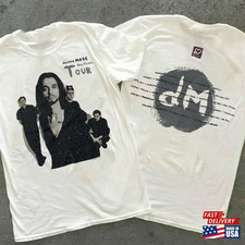 2 Side Depeche Mode Band Short Sleeve White T- Shirt All Size S- 5XL TR828 picture