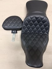 Saddlemen Two Up Touring Seat with Removable Backrest. Excellent Condition picture