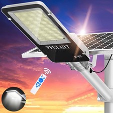 NEW 99000000000LM 9000W Commercial LED Solar Street Light Dusk To Dawn Road Lamp picture