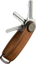 Orbitkey Crazy Horse Leather Slim Key Organizer, Carry 2-7 Keys, Brown picture