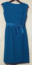 RARE Vintage TOWNLEY 40s 50s Jackie O Inspired Lined Women’s Dress Size 4-6 picture