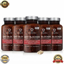 5 pack Advanced Trichology DHT Blocker – Hair Growth Supplement – 120 Capsules picture