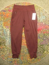 Athleta Venice Jogger Women's M Medium Burgandy #597888 NWT NEW $98 picture