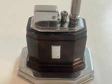 VTG Pre-WW2 Ronson Touch Tip Octette Lighter - Tortoise Brown picture