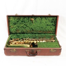 1949 Buescher Top Hat & Cane Alto Saxophone w/ Accessories - Neck Pickup Mount picture