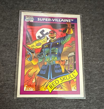 Impel 1990 Marvel Super-Villains Red Skull Base Set Non-Sport Card #81 picture