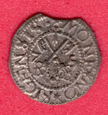 Riga Free City Schilling 1575 Livonia War Poland RIGENSIS/RIGENSIS Rare 6222 picture