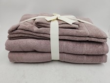 NEW Kohls Miryana Organic 100% Turkish Cotton 6-Piece Towel Set - Mauve picture