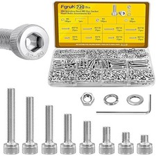 720Pcs M3 Screws Assortment Kit, Hex Socket Head Cap Bolts, Nuts & Washers picture