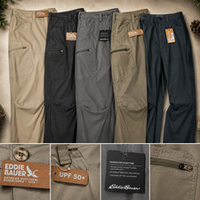 Eddie Bauer Rainier Pants Men Flexion Stretch Hiking UPF 50 DWR Slim Fit 32 to40 picture