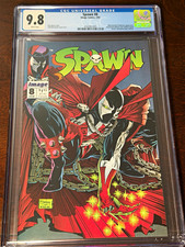FREE SHIPPING Spawn #8 CGC 9.8 Newsstand 1993 Todd McFarlane - Spiderman Homage picture