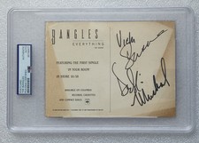 THE BANGLES SIGNED PSA/DNA COA PSA SLABBED AUTOGRAPHED SUSANNA HOFFS FULL BAND picture