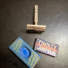 Vintage Gillette? German Made Minty Safety Razor Plus Blade Box And Blades picture
