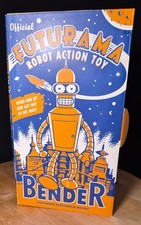 Futurama Bender Tin Wind-Up Robot Toy – Brand New in Box, 2002 Edition picture